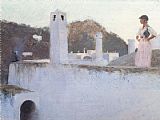 John Singer Sargent View of Capri painting